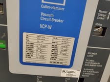 1200 Amps, Eaton, 50VCP-W350, Vacuum Circuit breaker, 5kV, 125VDC/125VAC (2 available)