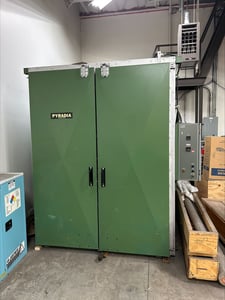 54" width x 90" H x 54" D Pyradia Belfab #W00580048090-HMTFD, electric walk in oven, 842°F, Omron E5CK