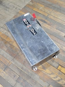 100 Amp. General Electric TH4323SS, Heavy Duty Fusible Safety Switch, 240 Volts, 4/4X