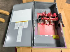400 Amp. Square D, HU365NR, Non-Fusible Disconnect Switch, 3 Pole, 600 VAC, 3R, unused