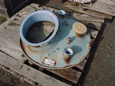 Unused/reglassed 30" Diameter Glass Lined Cover