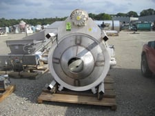 Vibra Screw, Live Bottom Stainless Steel Receiving Hopper w/Vibrator