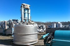 Rosenmund, Stainless Steel Nutsche Type Filter, 4 sq.m. capacity, 8' diameter x 79" straight side, 50 psi/FV