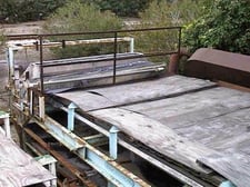 Eimco #9624, Horizontal Belt Filter, 192 sq.ft. Filter Area, (2) 3" Filtrate Pumps, (2) 42" diameter x 7' H