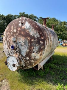 4000 gallon Ceramic Coatings Co., Glass Lined Pressure Vessel, Horizontal, 30 psi @ 300&deg;F, 1980