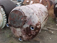 500 gallon Pfaudler, Glass Lined Tank, Vertical, 3314 Glass, 46" diameter x 60" straight side, 50 psi/FV @