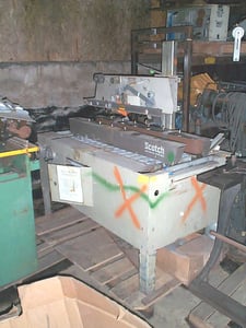 Scotch #276, Box Taper, Top and Bottom Design, handles up to 19.5" Wide, Bottom Skate Conveyor