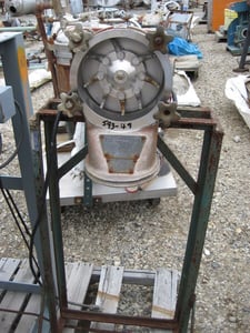 Raymond, Laboratory Mill, (8) Stainless Steel Stirrup Style Hammers, 6" diameter Size, 1/3 HP, 10500 RPM, 115