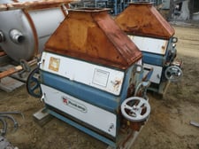 9" x 36" Roskamp #TRC936, Carbon Steel Flaker, 10 HP