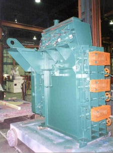 Roskamp #TP1000-42, High Capacity Cracker/Grinder Mill, (3) Pairs of 10" diameter x 42" L Corrugated Rolls