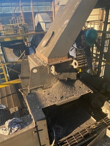 Roskamp #TRC900-18, Stainless Steel Roll Crusher, 9" width x 18" L Roll, 2019
