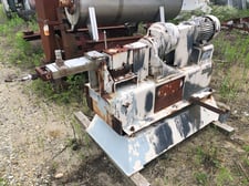 Readco #Processor, Twin Screw Mixer, 1.4" diameter x 11.2" L Screws, 150 psig, 3 HP, 1-65 RPM, 480 V, 1987