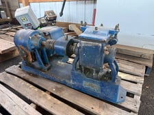 .5 gallon Readco #DA, Sigma Blade Mixer, Stainless Steel, Jacketed, Tilt Discharge, 3/4 HP, 208-220-440 V, On