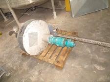 Brawn Mixer Inc. #BGMA33, Air Mixer, Stainless Steel Prop/Shaft, 2 -30 HP Input, 5 Ratio