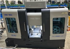 21" x 21" Indotech #DC21-CNC, automatic horizontal bandsaw, dual column, full enclosure, pendant, automatic