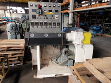 2" Sterling plastic extruder, 24:1 L/D, 25 HP, 1750 RPM, 240 VAC motor