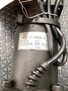 Nut runner, FEC #NFT-302RM3A-S, Servo nut runner, 200w, 0.64nm