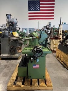 3" Oliver #600, semi-auto drill grinder, 2 HP, pneumatic automatic infeed, coolant