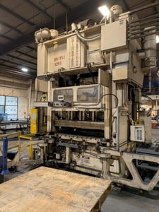 250 Ton, Minster HeviStamper #E2-250-72-48, straight side double crank, 8" stroke, 26" Shut Height, 6" adj.