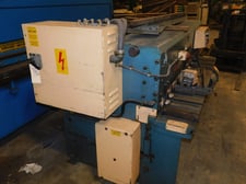 3/16" x 6' Amada #M-2045, mechanical shear, 39" programmable back gauge, 7' squaring arm, 8 HP, 60 SPM, 1983