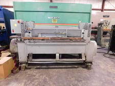 3/16" x 6' Niagara #66, shear, 24" manual back gauge
