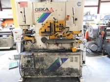 6.5" x 6.5" x 1/2" Geka #110A, ironworker, 120 ron, 2003