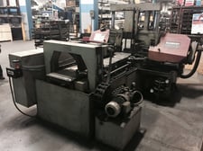 15.7" x 12.2" Behringer #310/403GA, saw, 16' 5" x 1.25" x .042"blade, horizontal & vertical material