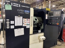 Hwacheon #Cutex-180BL-YSMC, 8" chuck, 2.5" bar, 27.5" swing, 13.77" diameter x 17.79" L max, 4500 RPM, 22"