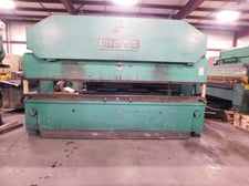 175 Ton, Piranha #175-14, CNC hydraulic press brake, Hurco Autobend 7 2-Axis CNC Control, 14' overall, 150"