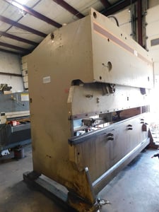200 Ton, Standard #AB200-12, hydraulic press brake, 12' overall, heavy duty 30" power back gauge w/readout