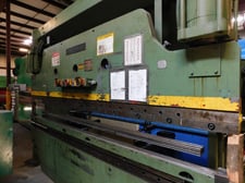 135 Ton, Cincinnati #135CBx10, press brake, Automec CNC150 2-Axis Control, 12' overall, 126" between housing