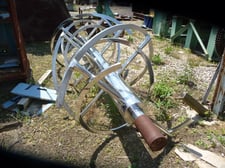 Young, Stainless Steel Double Ribbon Only, used for 150 cu.ft. Blender, 53.1" diameter Ribbon, 1.75" width x