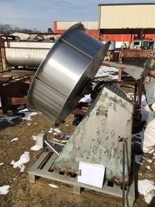 46" Stokes #900-001-8, Polishing Pan, Circular Shape