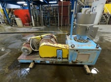 Fuji Paudal #PV-20, Fine Disc Pelletizer, Stainless Steel, 500-1500 kg/hr., (4) Rotating Wheels, 15 kW Motor