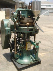2.5 Ton, Stokes #BB2, Rotary Tablet Press, 27-Station, 725-1400 tablets/min., 5/8" max Tablet diameter