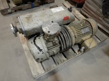 117 CFM, Busch #RA-0160-B032-1001, Vacuum Pump, 7.5 HP, 1750 RPM, 230/460 V