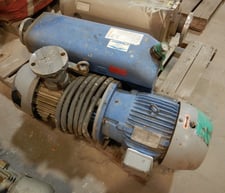 117 CFM, Busch #RC-0160-B032-1001, Vacuum Pump, 7.5 HP, 1750 RPM, 460 V