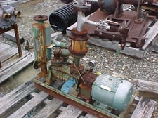 31 CFM @ 25" Hg., Sihi #LPHA-25007, Water Seal Vacuum Pump, Carbon Steel, 3 HP, 3525 RPM, 230/460 V, Base