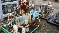 37 CFM, Sihi #LPHB, Vacuum Pump, 5 HP, 208-230 V, On Skid w/Tank & Condenser