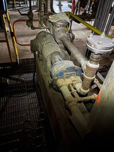 56 ACFM @ 26.7" Hg., Nash #L63-G1, Horizontal Liquid Ring Vacuum Pump, Cast Iron, 7.5 HP