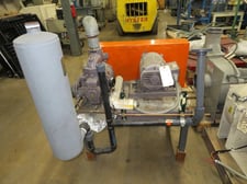 Nash #CL-203, Water Centrifugal Vacuum Pump, w/Vacuum Accumulator, 15 HP, 1740 RPM, 230/460 V, On Stand