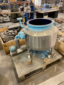 Pfaudler, Glass Lined Reactor Body, 9115 Glass, 20 gallon, 150 psi/FV @ 450°F Internal, 115 psi @ 350°F