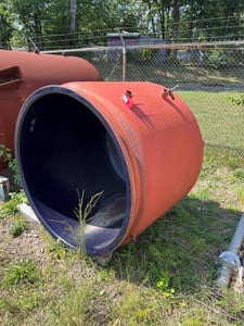 300 gallon Pfaudler, Glass Lined Jacketed Pressure Vessel, 25 psi/FV @ 650°F Internal, 90 psi @ 350°F