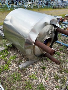 50 gallon Ceramic Coatings Co., Glass Lined Jacketed Pressure Vessel, 50 psi/FV @ 650&deg;F Internal, 100 psi @