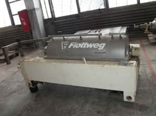 Flottweg #Z4D-3/409, Horiz Sedicanter Centrifuge, duplex Stainless Steel 1.4463, 470mm 18.5" ID, 48090 RPm