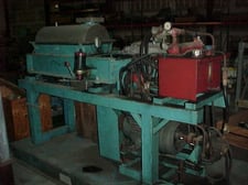 Alfa-Laval #NX309, Stainless Steel Decanter Centrifuge, 3545 RPM, 25 HP, 460 V., explosion proof, w/ parts