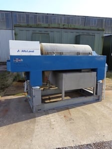 Alfa-Laval #XMNX-4545" Decanter Centrifuge, 450mm 17.7" Dia, 30 KW 40 HP, IE-50-BK mono feed pump, spare