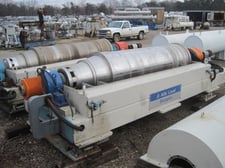 Alfa-Laval, Sharples #XM706, Stainless Steel Decanter Centrifuge, 60 HP back dr, recirculating oil, Control