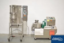 Aeromatic Fielder Nica #E-140 #S-450, Extruder & Spheronizer set, Stainless Steel, variable speed feeder, on