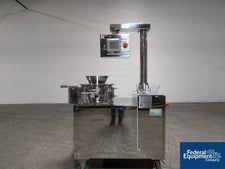 LCI #ML-400TG, Marumerizer Spheronizer, Stainless Steel, manual side plug valve discharge, AB Panelview Plus